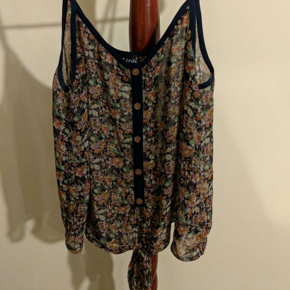 Sheer tank top